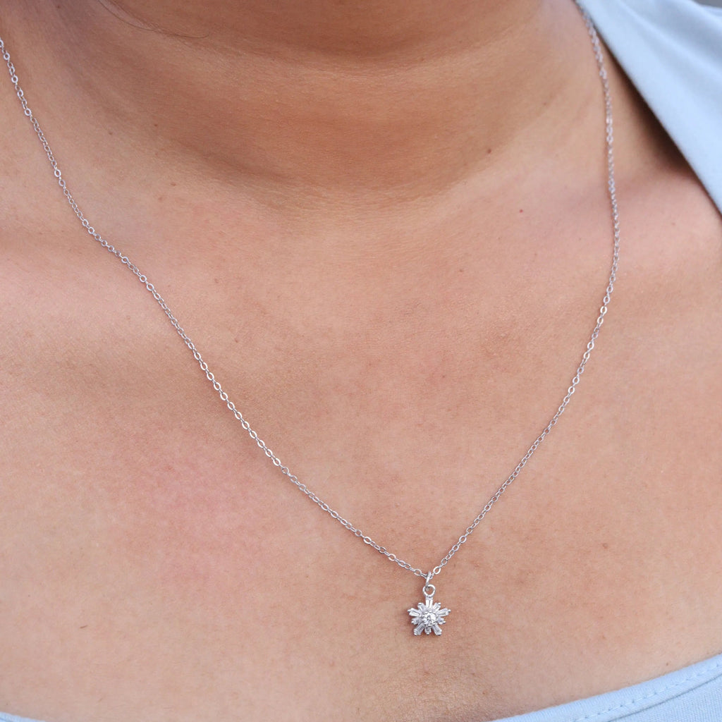 Moonflower Pendant Necklace