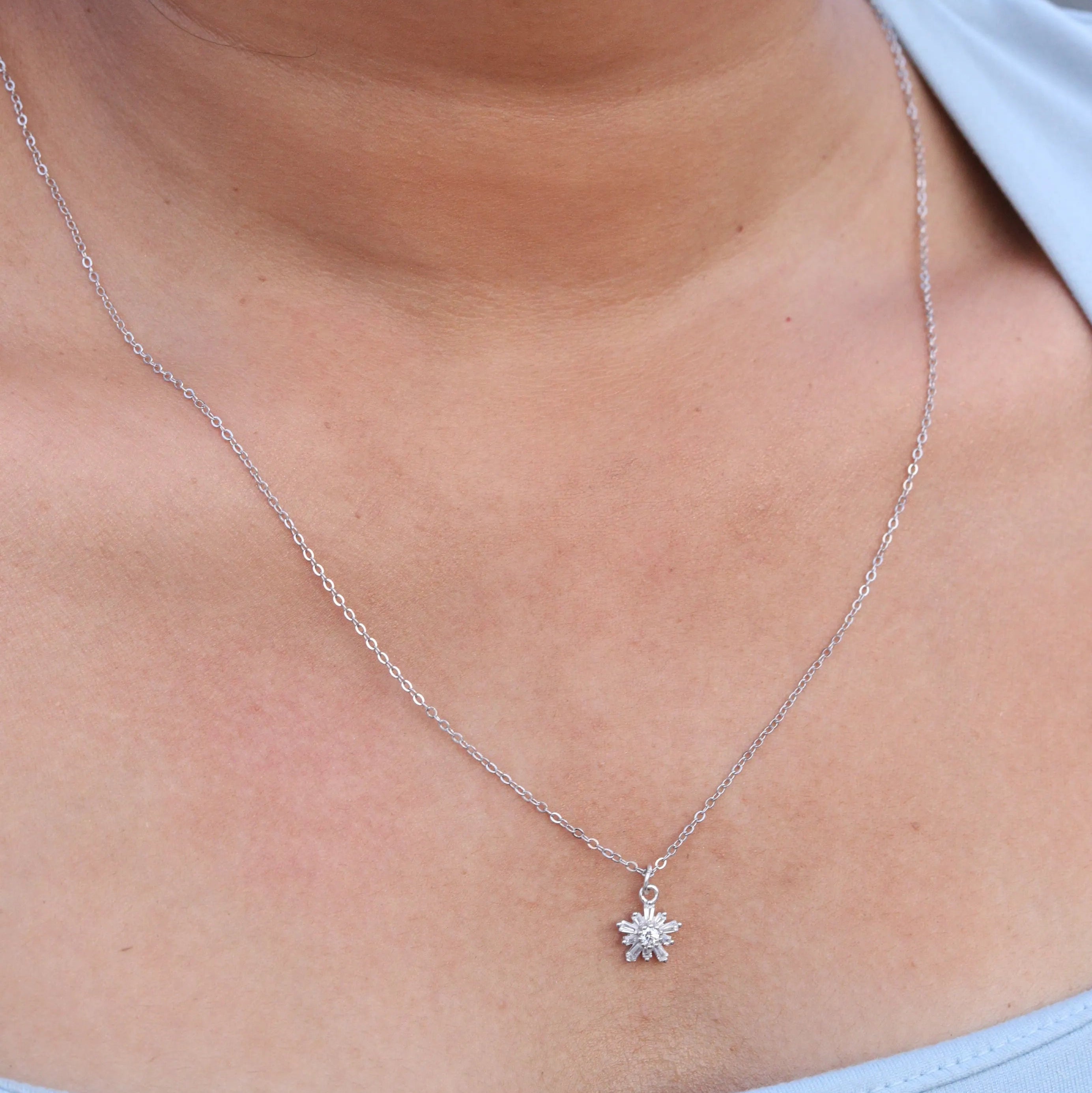 Moonflower Pendant Necklace