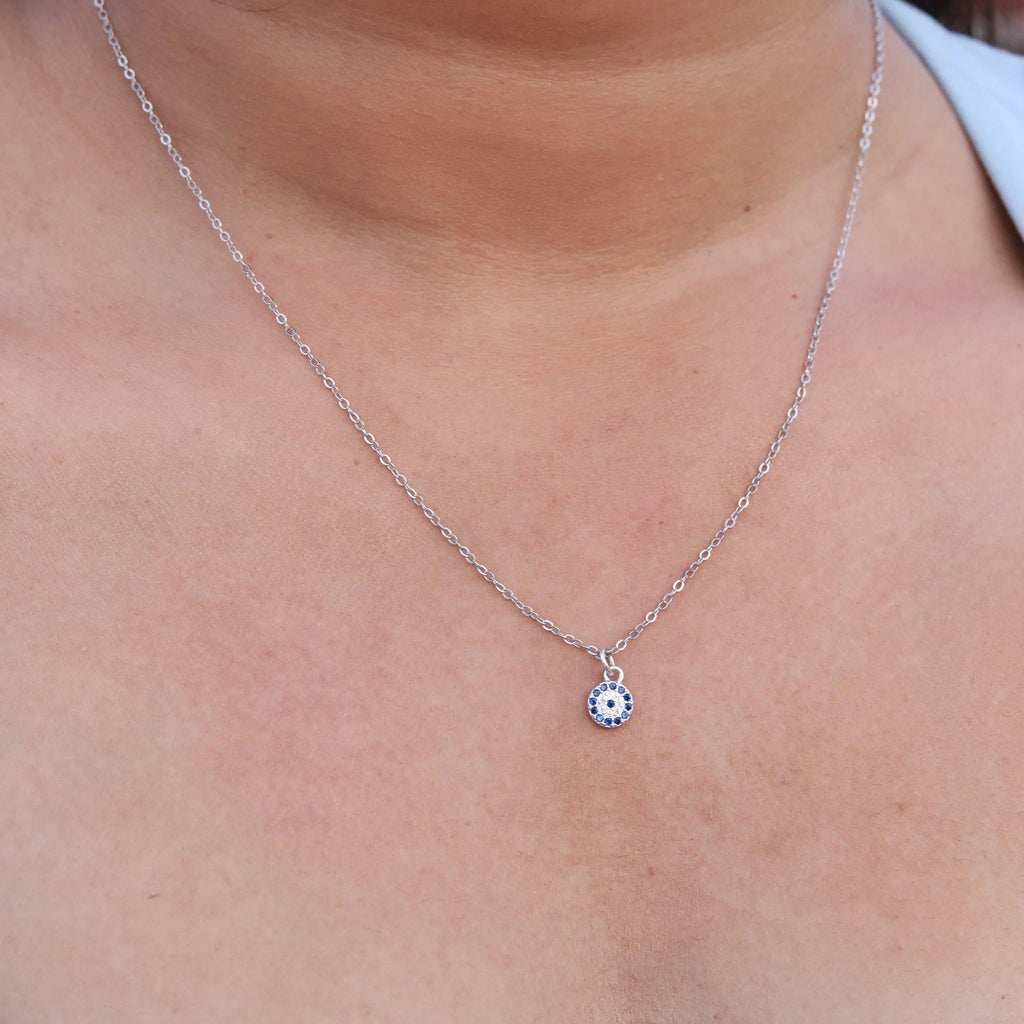 Blue Cosmic Eye Necklace