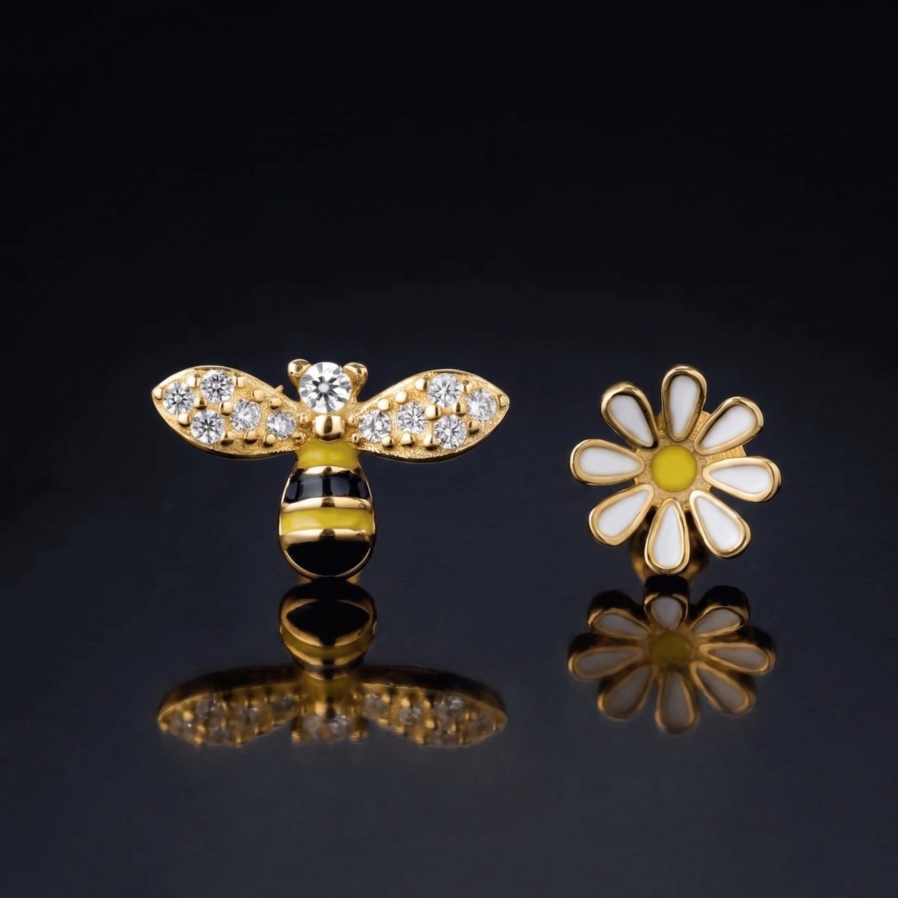 Bee & Bloom Zirconia Stud