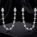 Diamond Drip Chain Connector Earrings