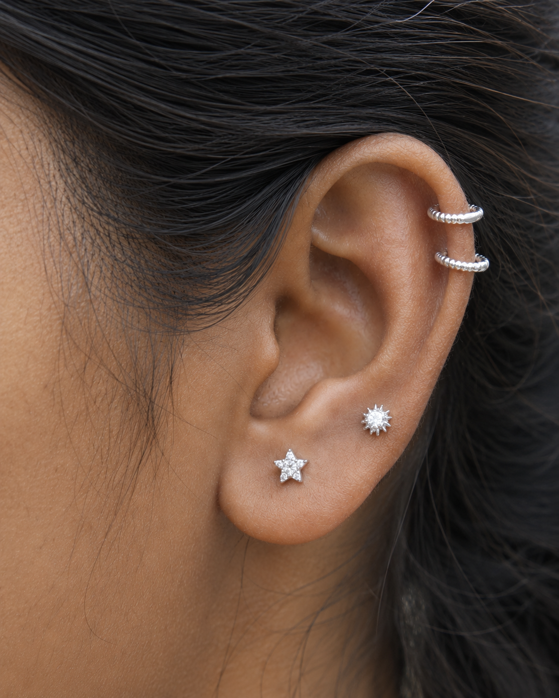 Celestial Star Stud Earrings