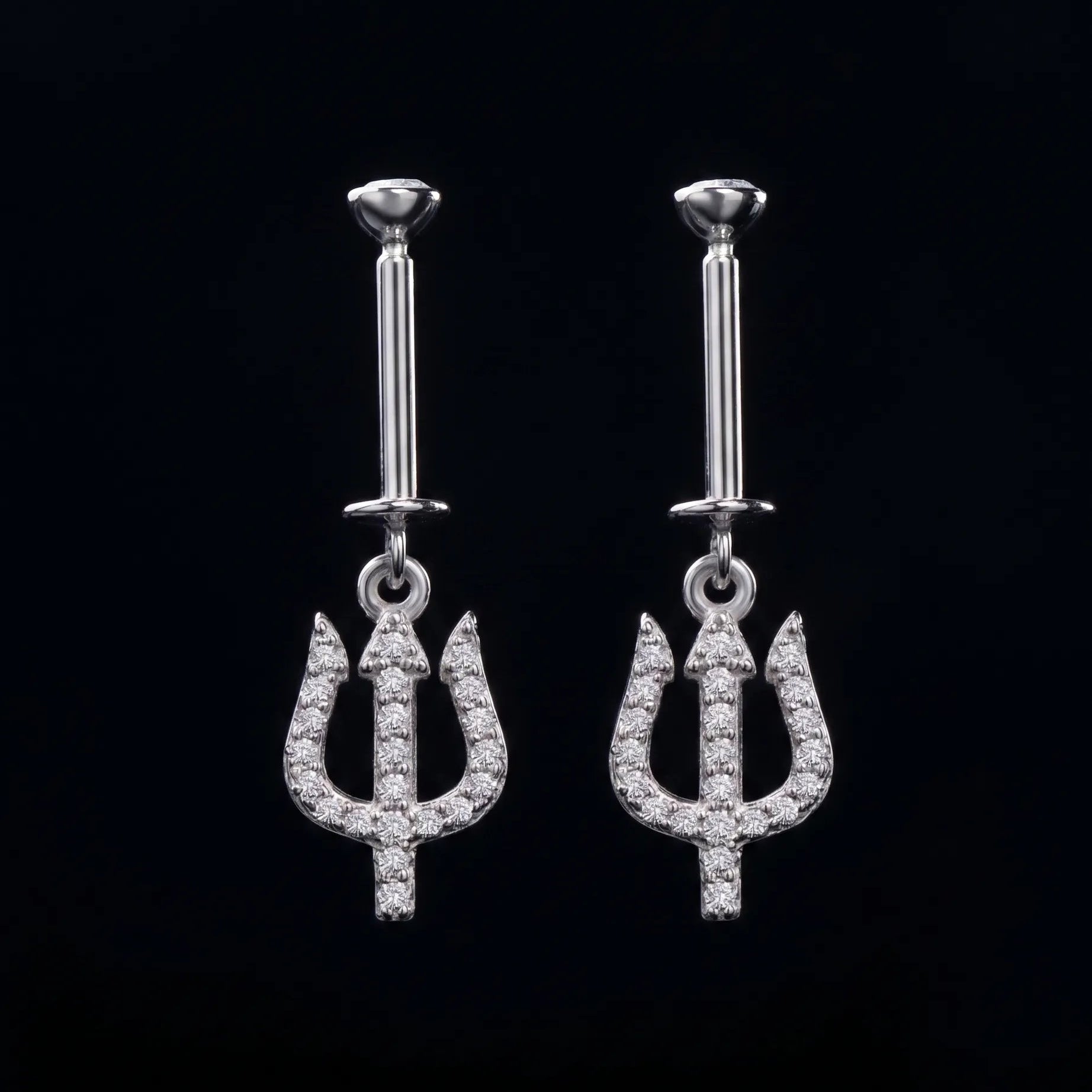 Trishul Helix Hanging Earrings