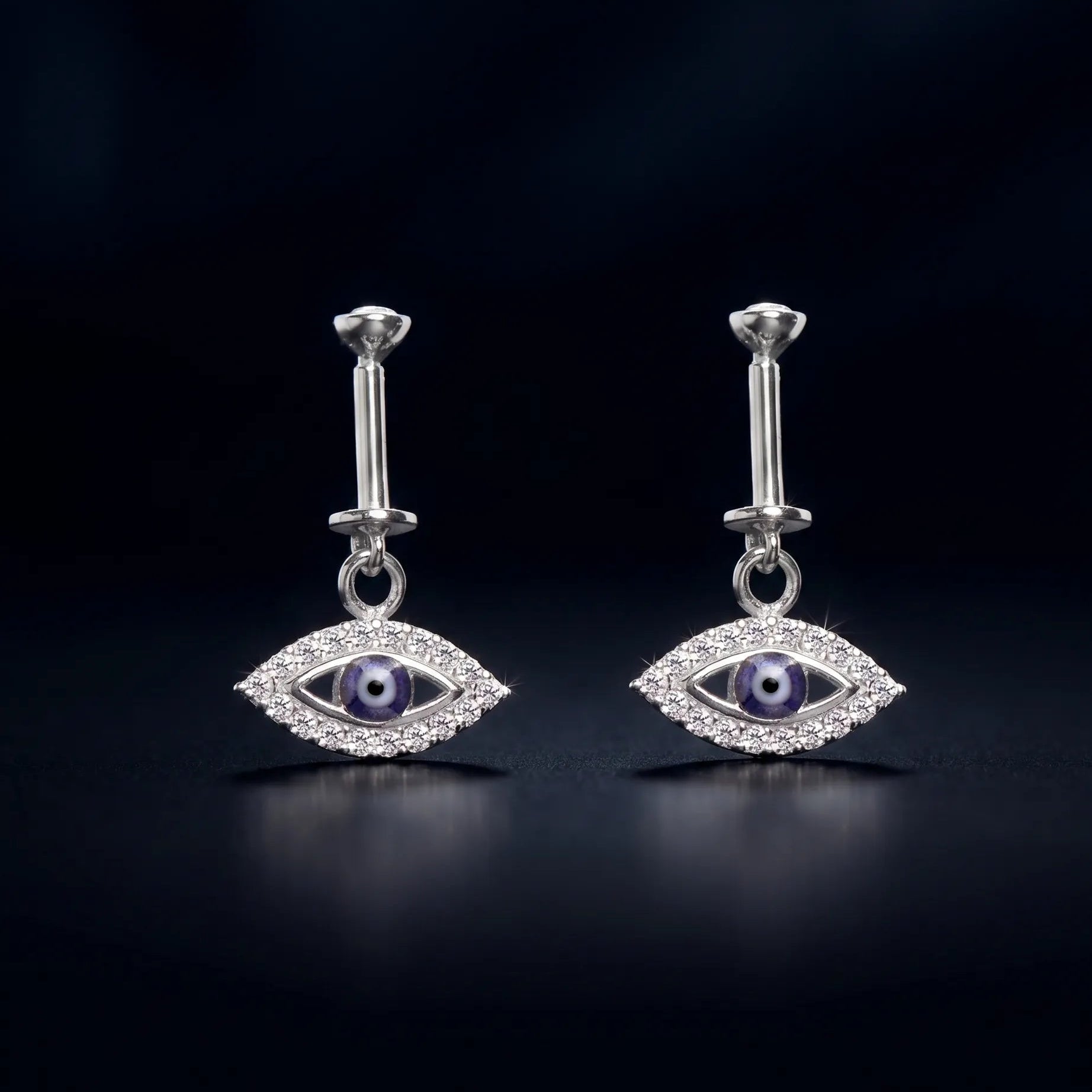 Nazar No More Helix Hanging Earrings
