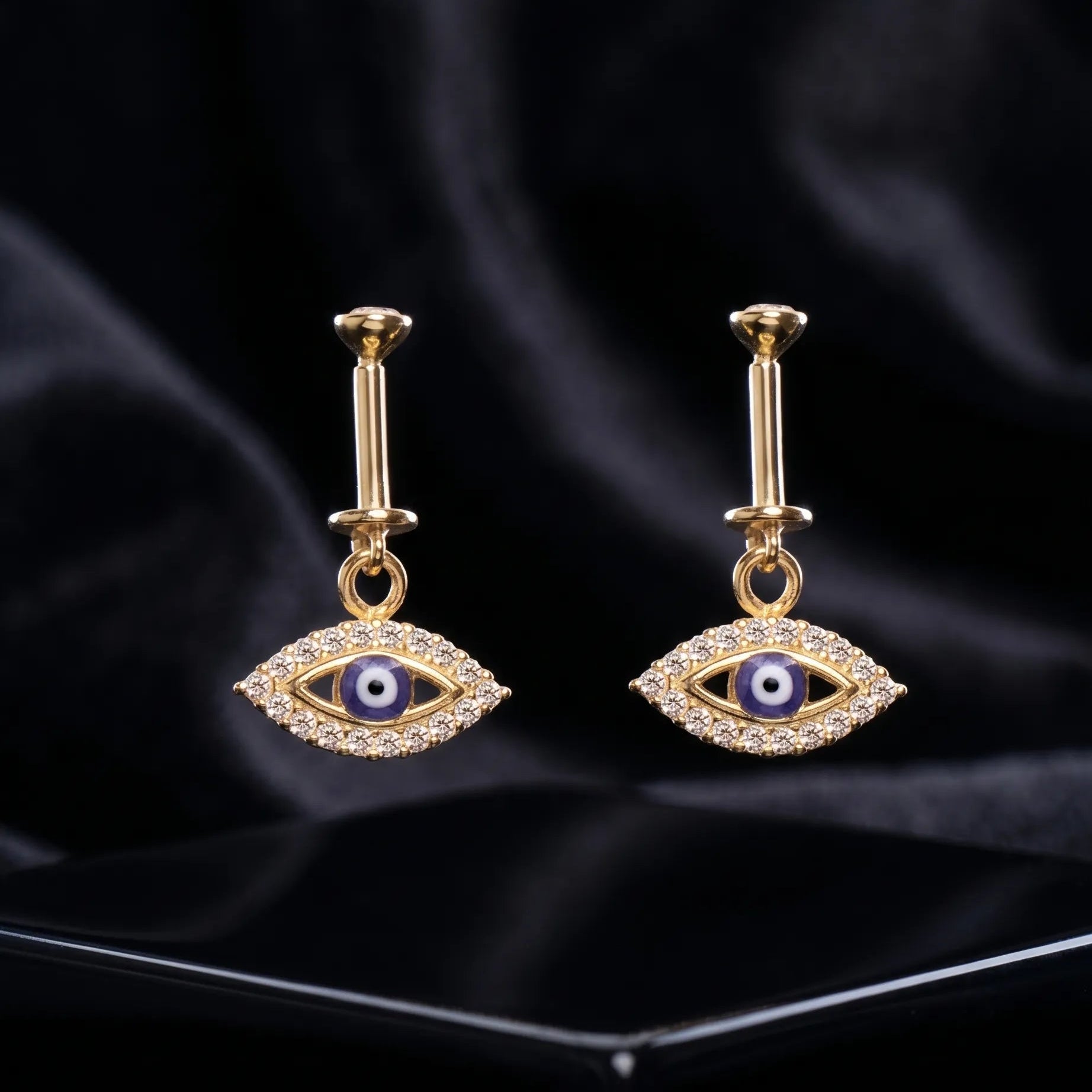 Nazar No More Helix Hanging Earrings