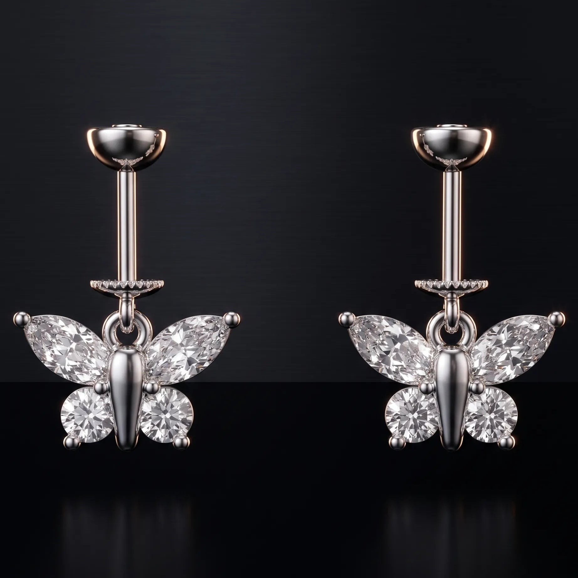Butterfly Effect Helix Hanging Earrings