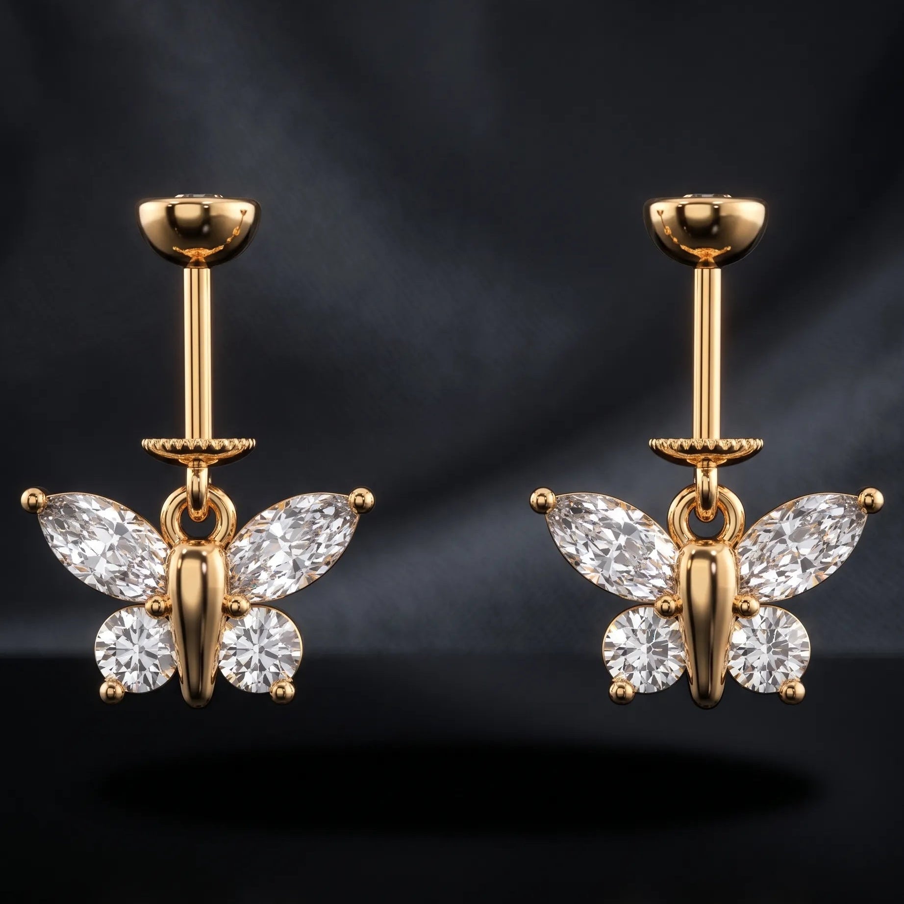 Butterfly Effect Helix Hanging Earrings