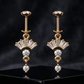 Celeste Helix Hanging Earrings
