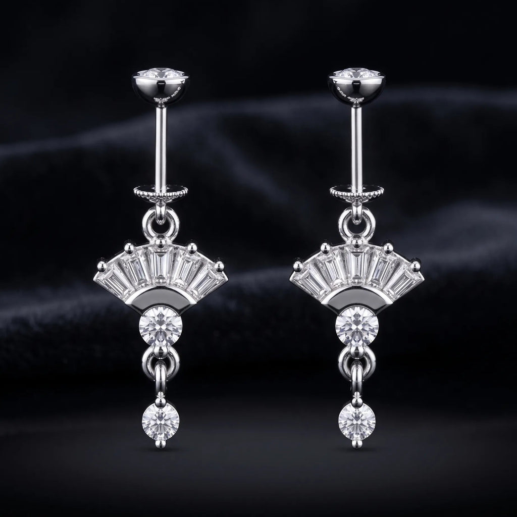 Celeste Helix Hanging Earrings