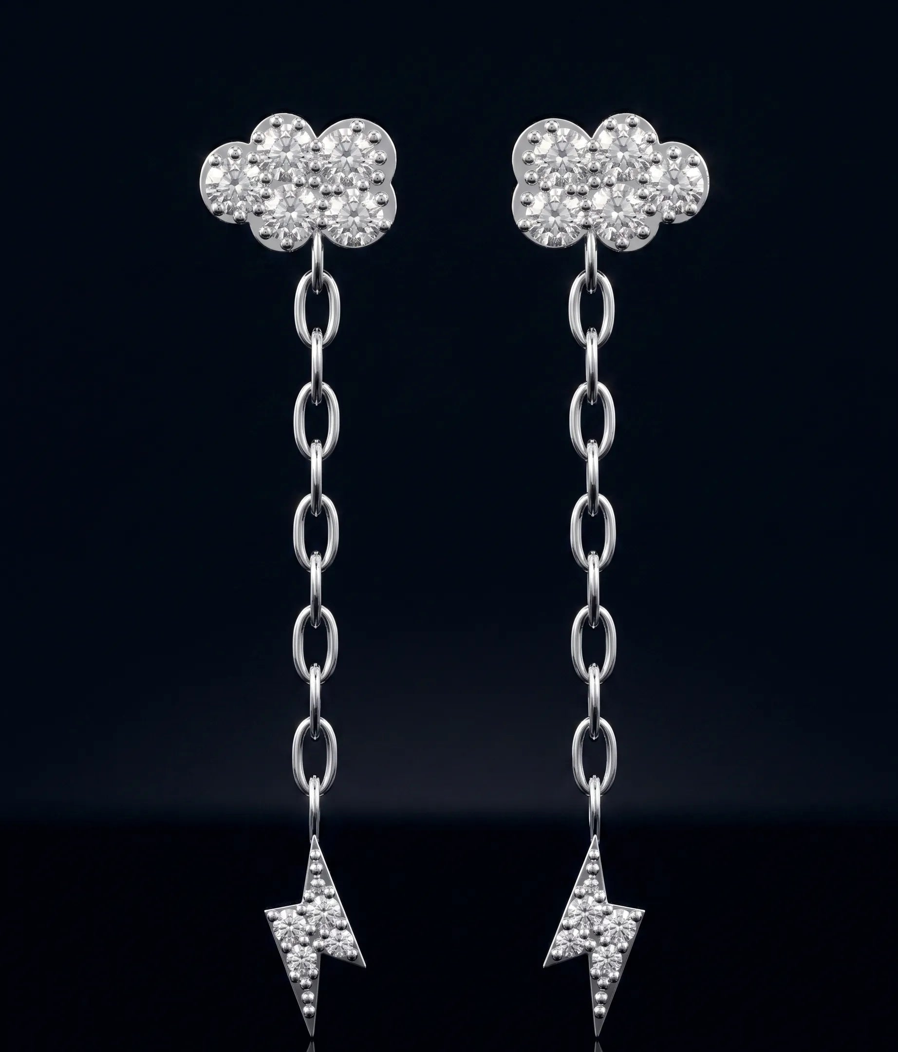Lightning Cloud Chain Earring
