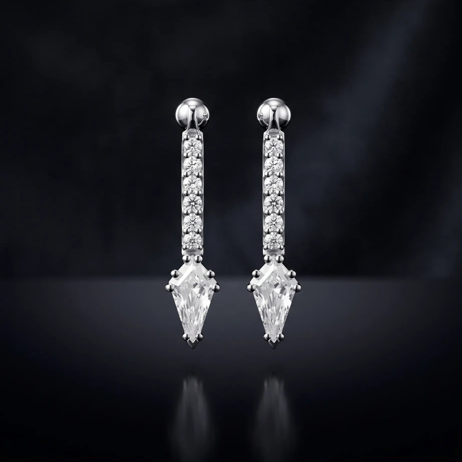 Zirconia Drip Earrings